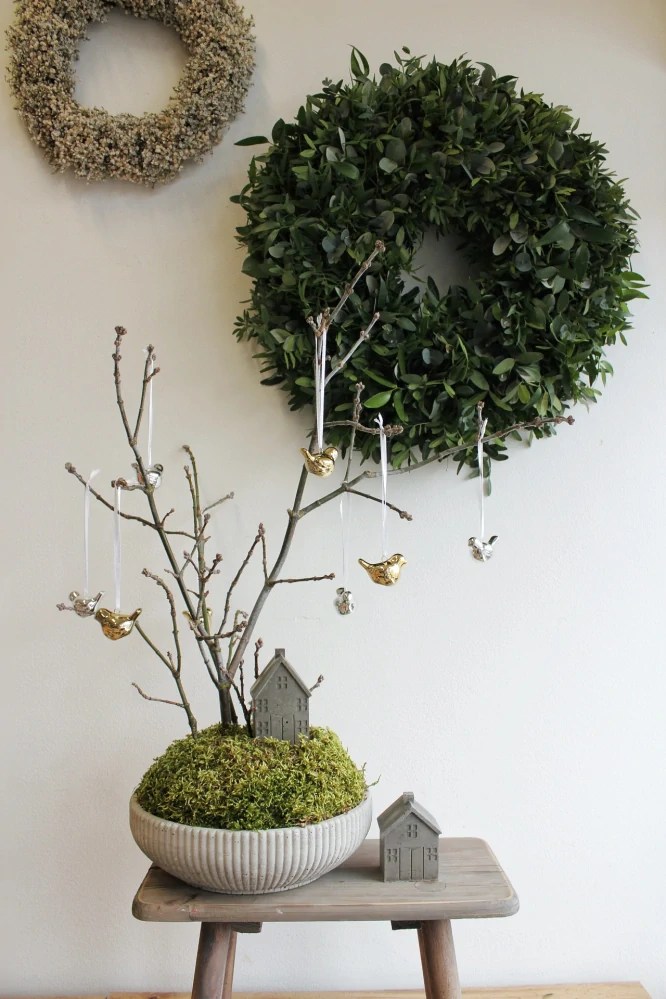 Keramický závěsný ptáček 