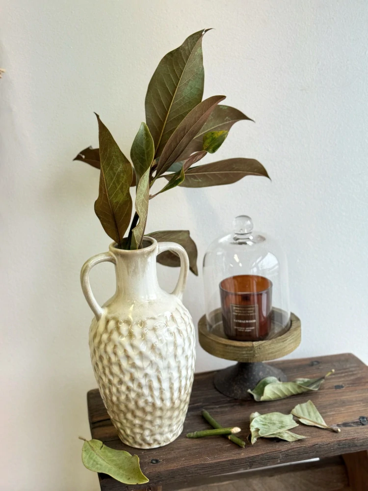 Keramická váza s uchy 