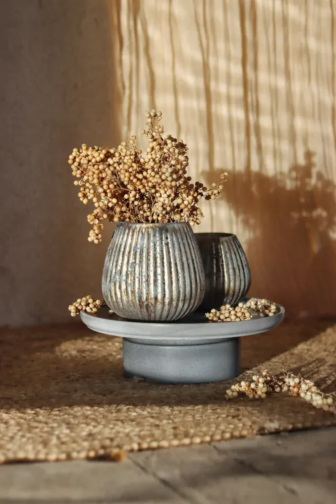 Antik skleněná vázička 