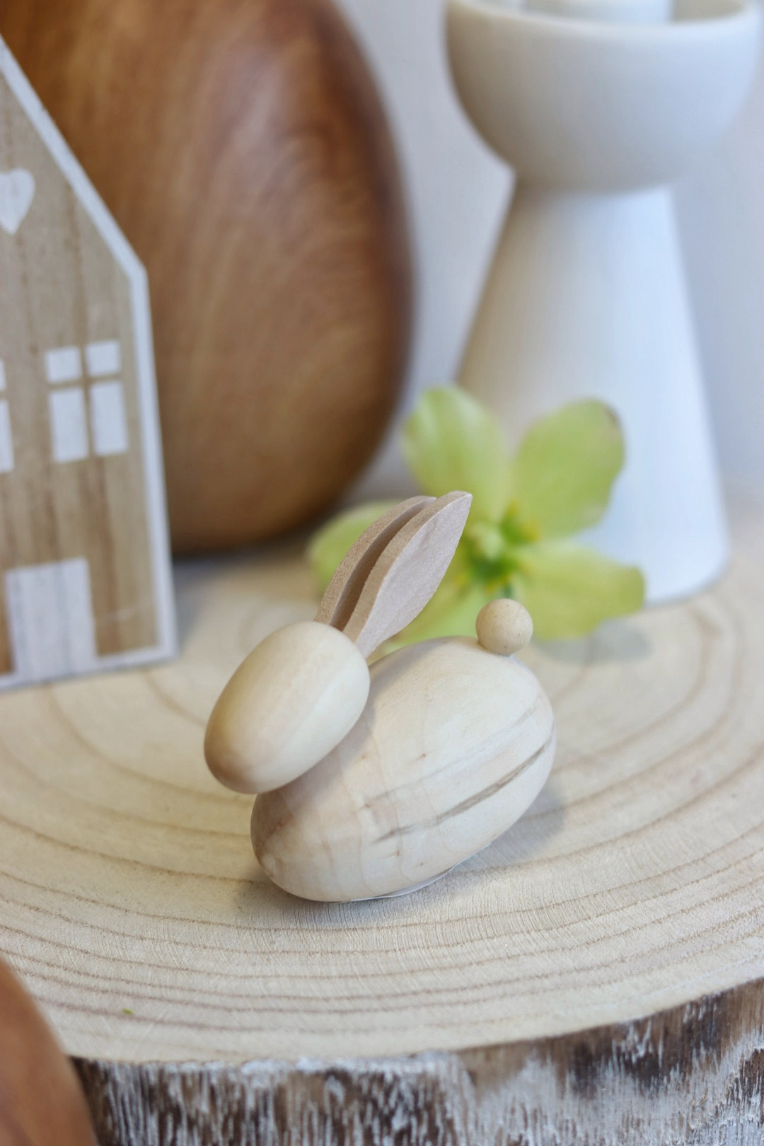 Dřevěný zajíček 