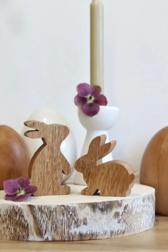 Dřevěný zajíček 