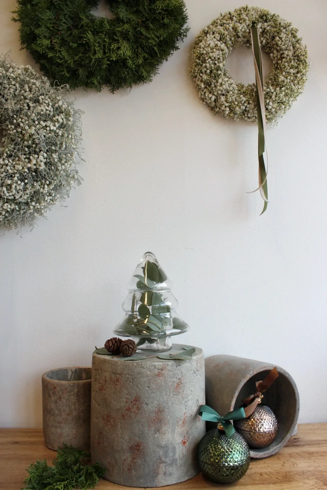 Skleněná dóza "Stromeček"