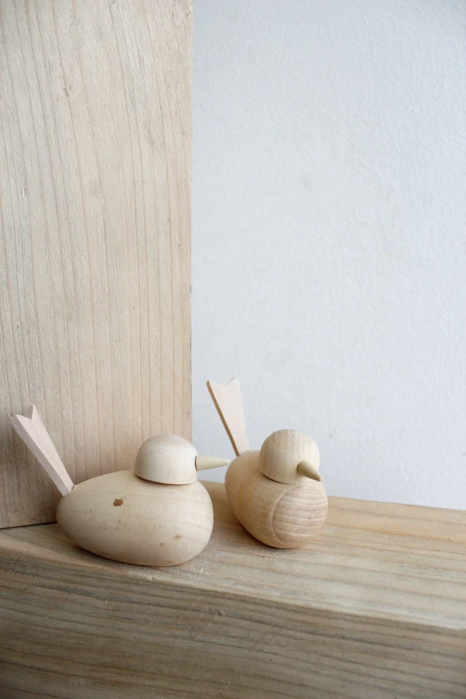 Dřevěný ptáček #2