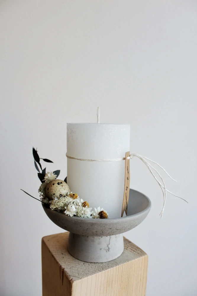 Dekorační betonový podnos 