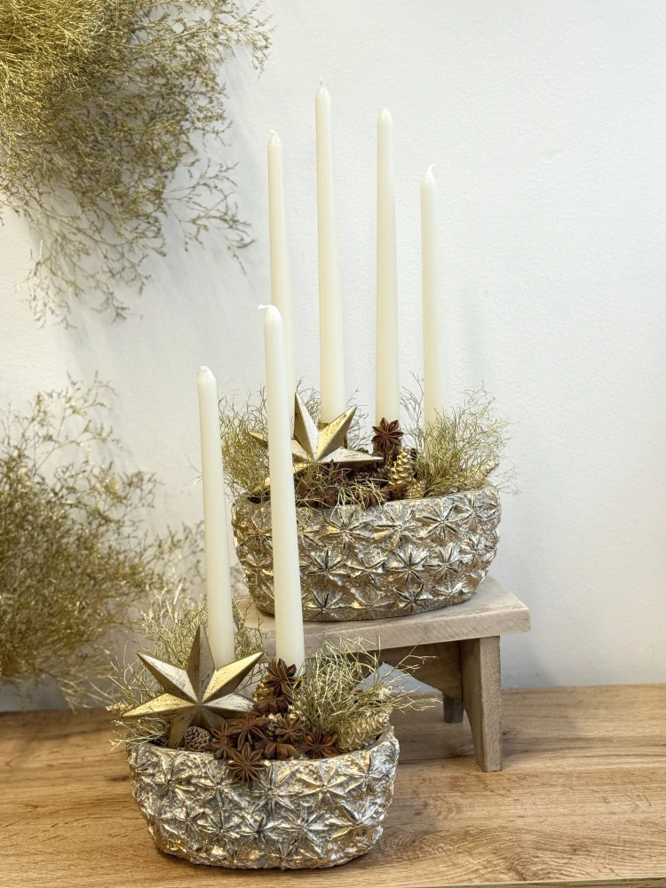 Betonový zlatý obal "Badyán"