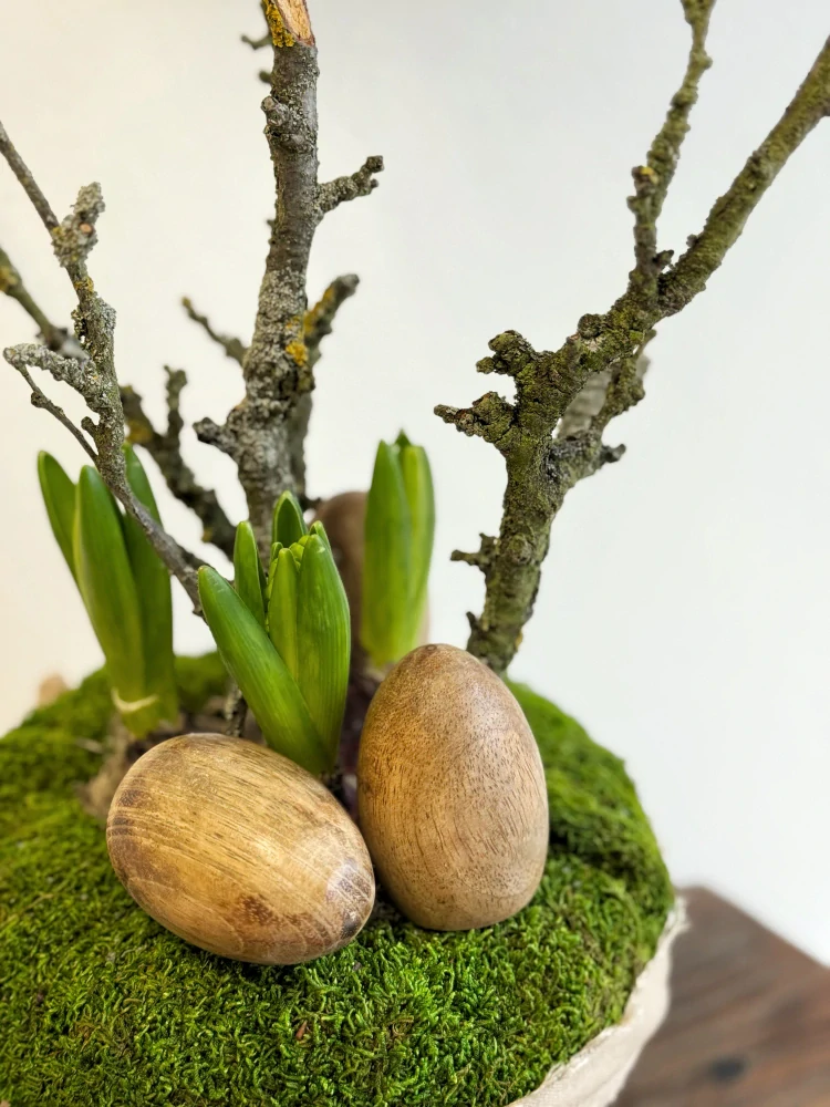 Dekorační vejce z exotického dřeva