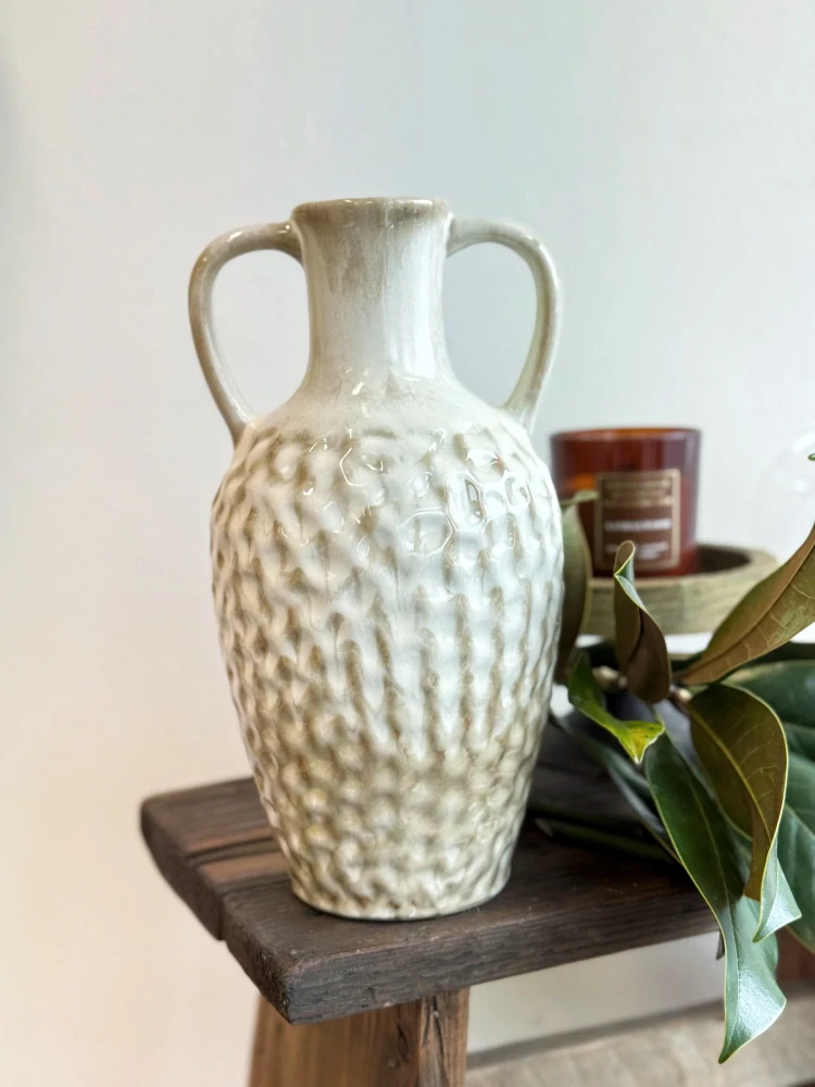 Keramická váza s uchy 