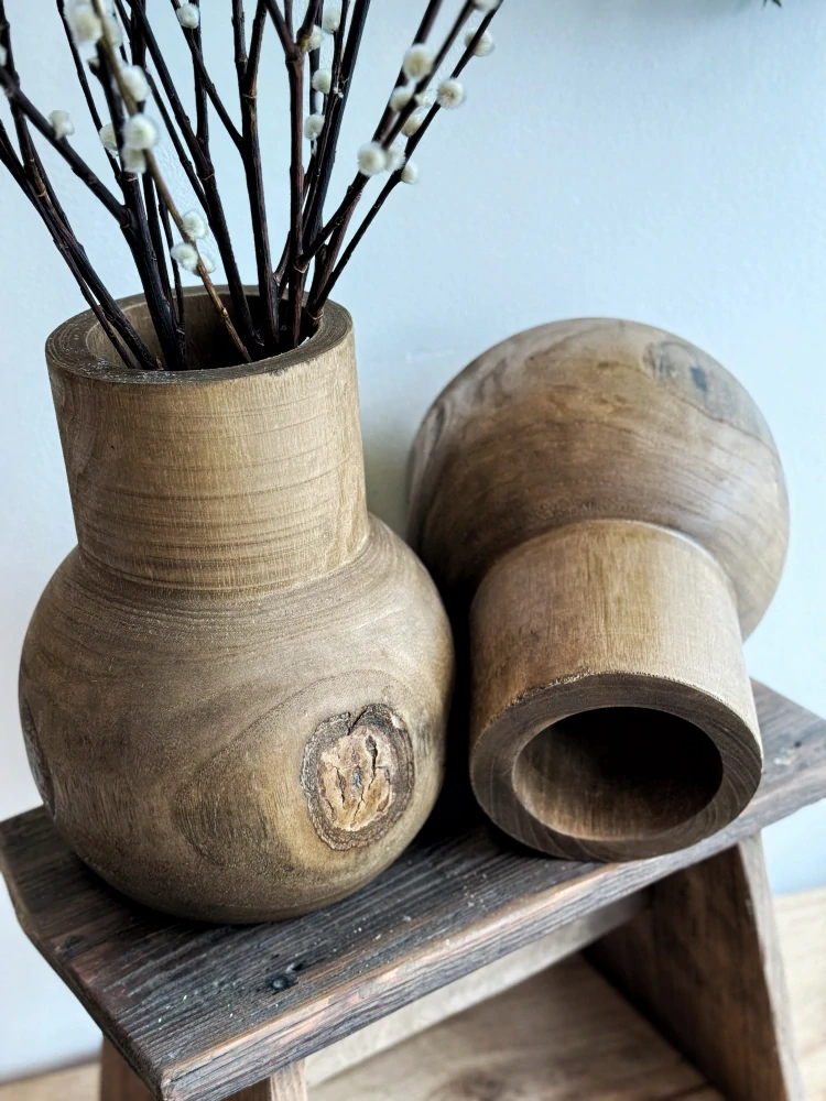 Dřevěná váza Daan Kromhout #2