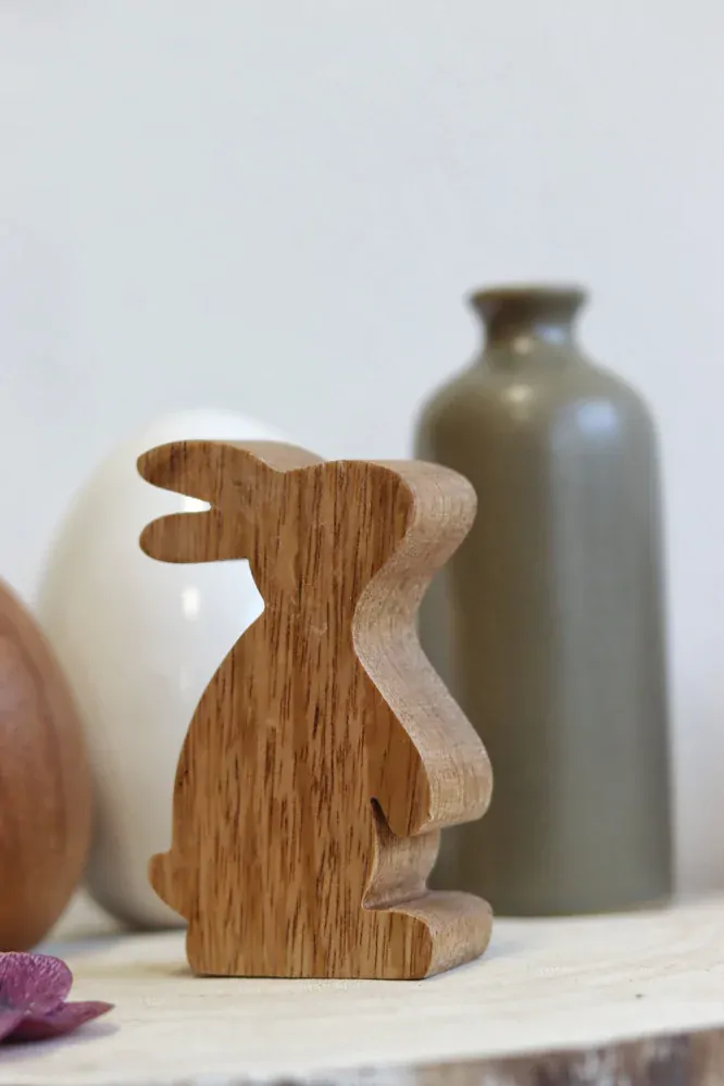 Dřevěný zajíček 