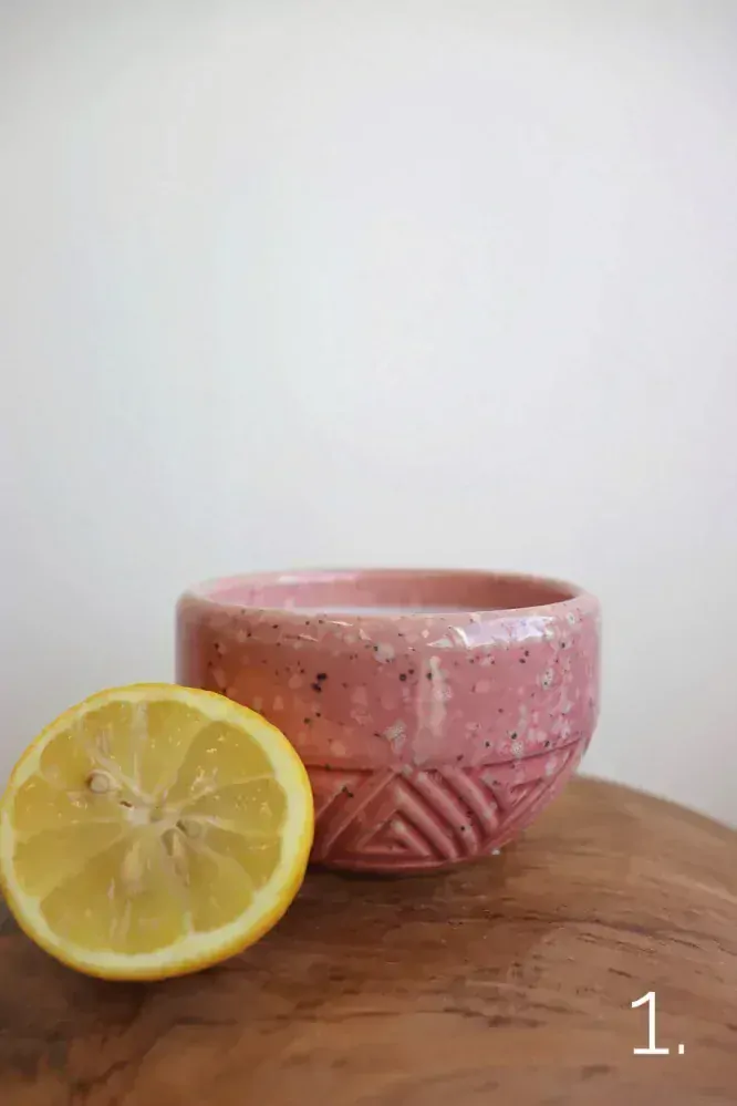 Svíčka v keramice Citronella - malá