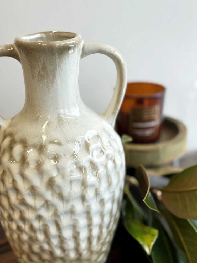 Keramická váza s uchy 