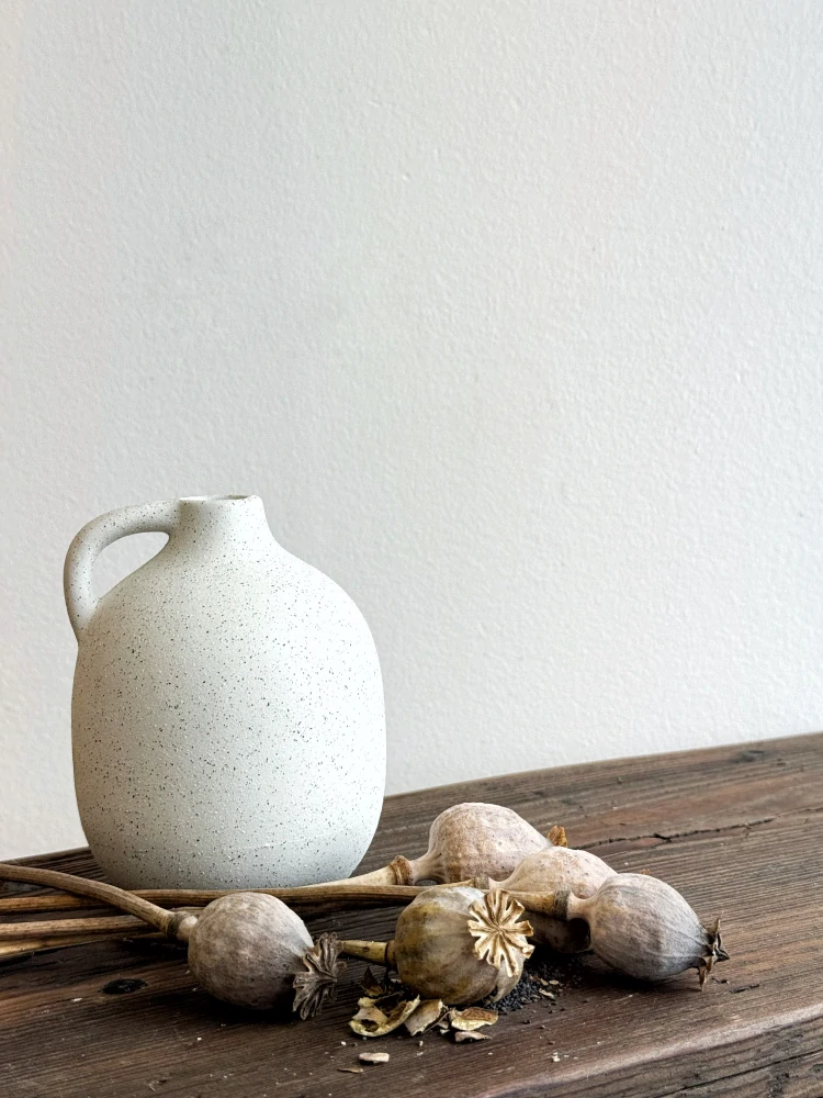 Keramická váza - bílá 
