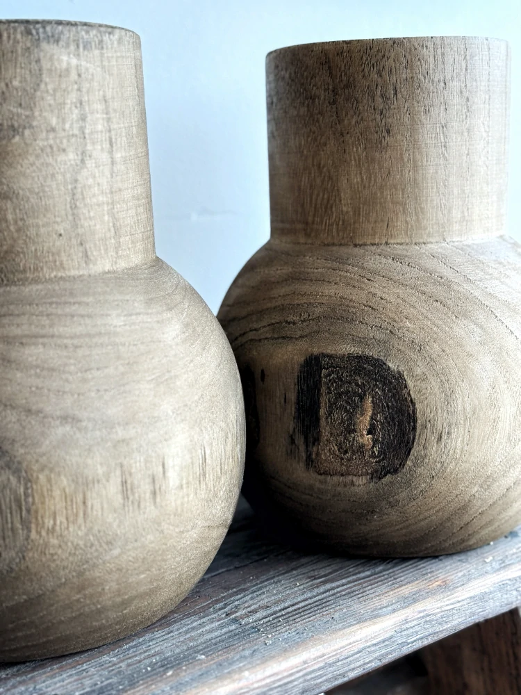 Dřevěná váza Daan Kromhout #2