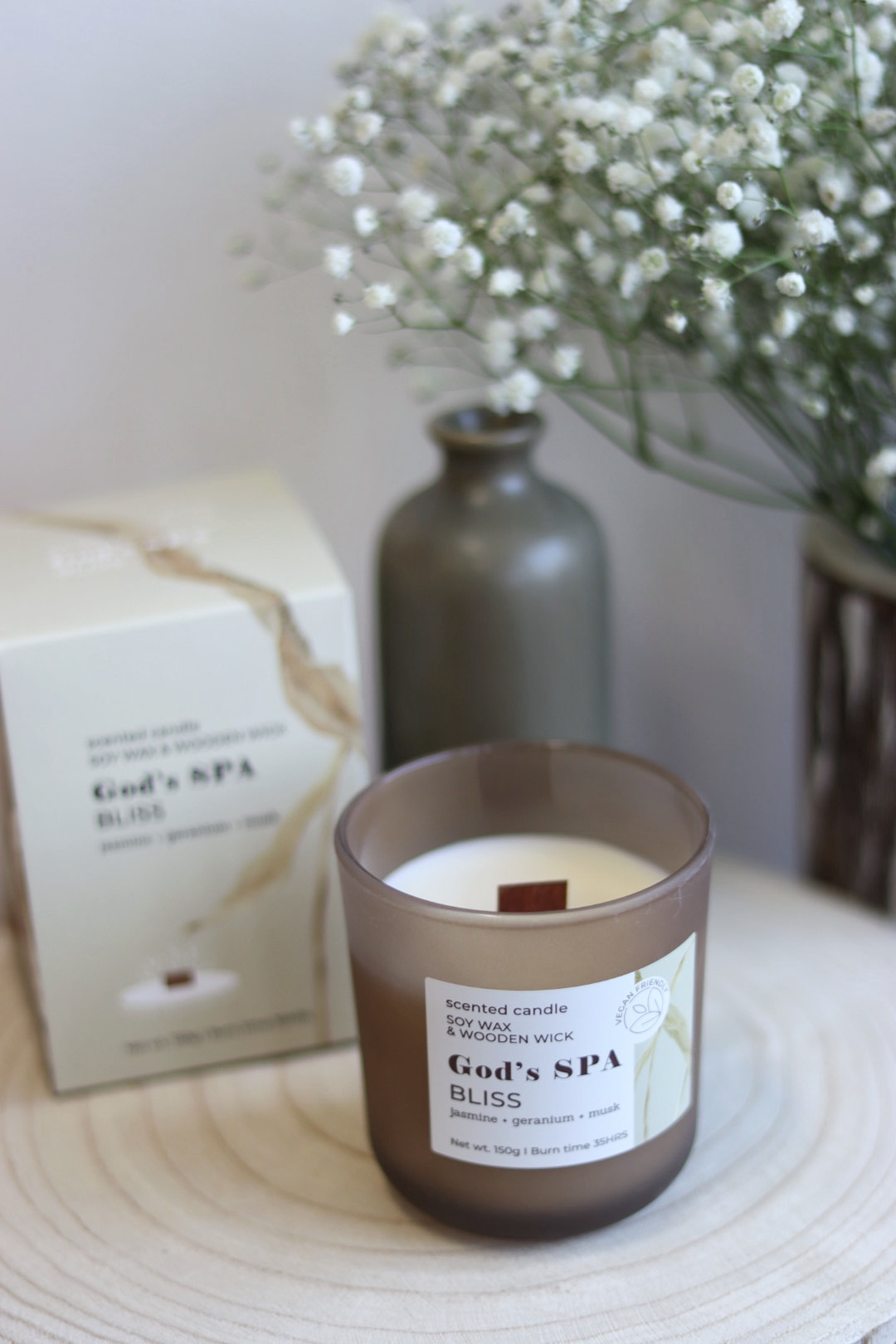 Vonná svíčka ve skle "God's SPA"