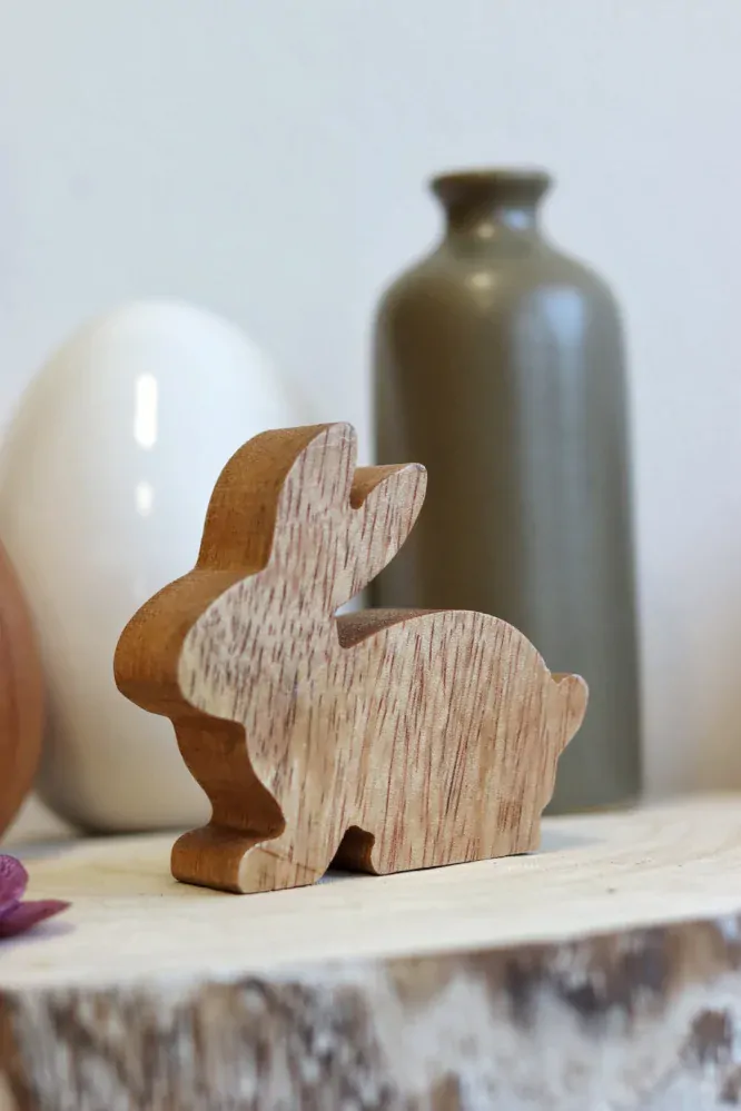 Dřevěný zajíček 