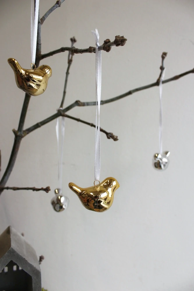 Keramický závěsný ptáček 