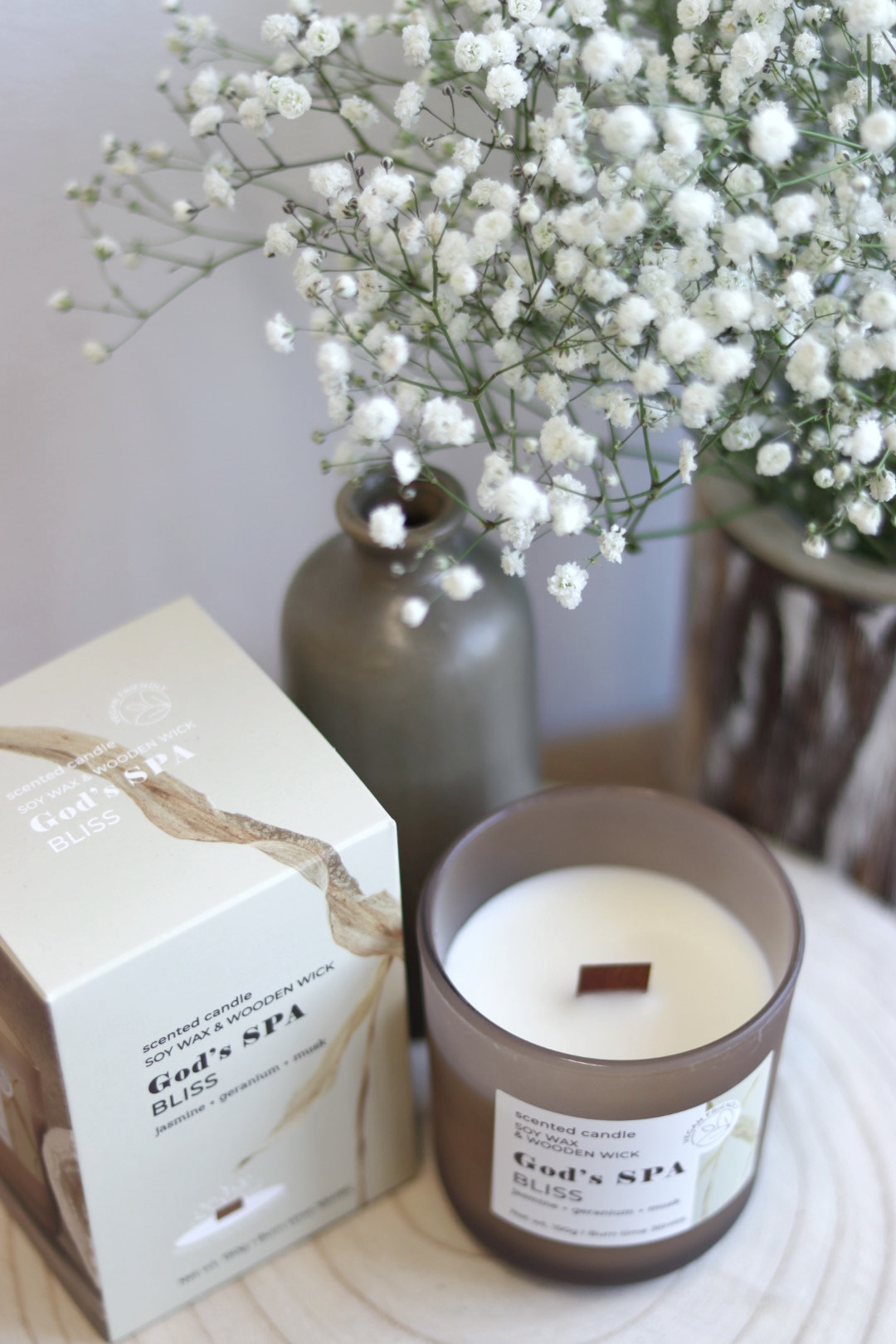 Vonná svíčka ve skle "God's SPA"