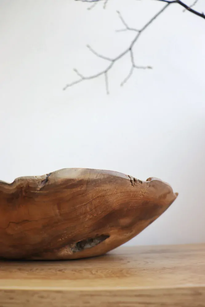 Velký teakový talíř Bruna