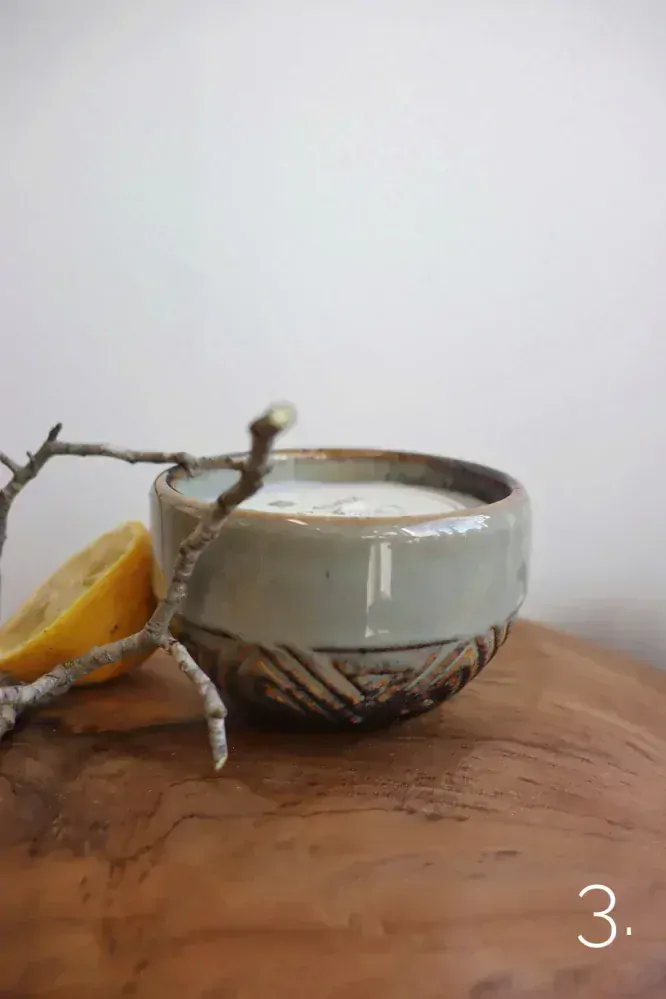 Svíčka v keramice Citronella - malá