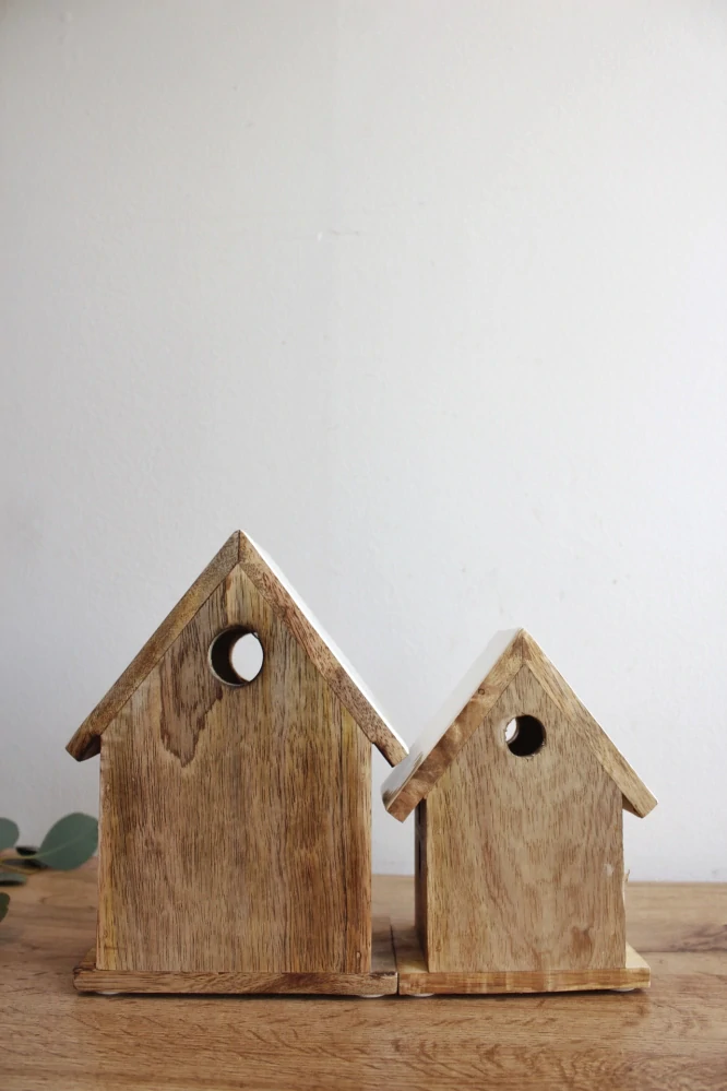 Domeček z exotického dřeva 