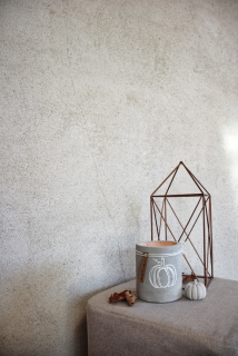 Betonový kalíšek s ručně malovanou dýni 