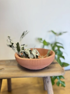 Betonová miska "Clara" - malá v terakotové barvě 