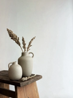 Keramická váza - hnědá 