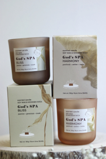 Vonná svíčka ve skle "God's SPA"