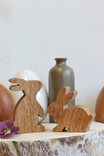 Dřevěný zajíček 