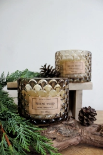 Vonná svíčka ve skle "hnědá"